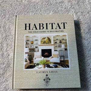 'Habitat' Home Decor Book - Cream Cover